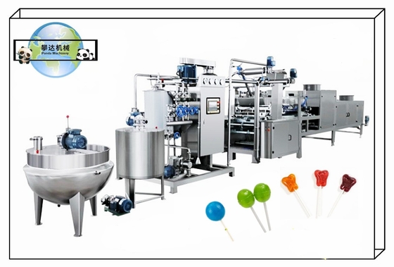 Professional Hard Candy Lollipop Production Line 150KG/300KG Per Hour Automatic 15-50KW