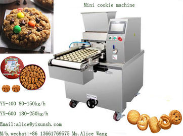 Chocolate chunk cookies depositor machine Rainbow Chocolate chip cookies machine Jenny butter cookie production line