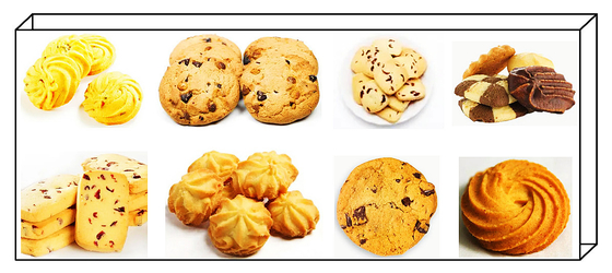 PLC Control Cookie Forming Machine Cookie Depositor Machine High Performance