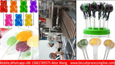 PD150 Professional Hard Candy Lollipop Production Line 150KG Per Hour Automatic 15-50KW