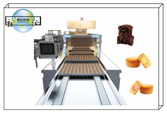 PD800 Cup Cake Custard Muffin Madeline Cake Production Line เครื่องทําเค้กถ้วย เครื่องทําเค้กถ้วย เครื่องทําขนม